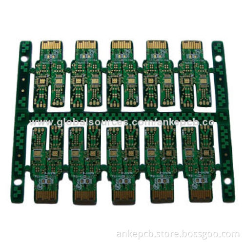 Multilayer PCB with gold fingers, gold connectors, quick-turn and mass production